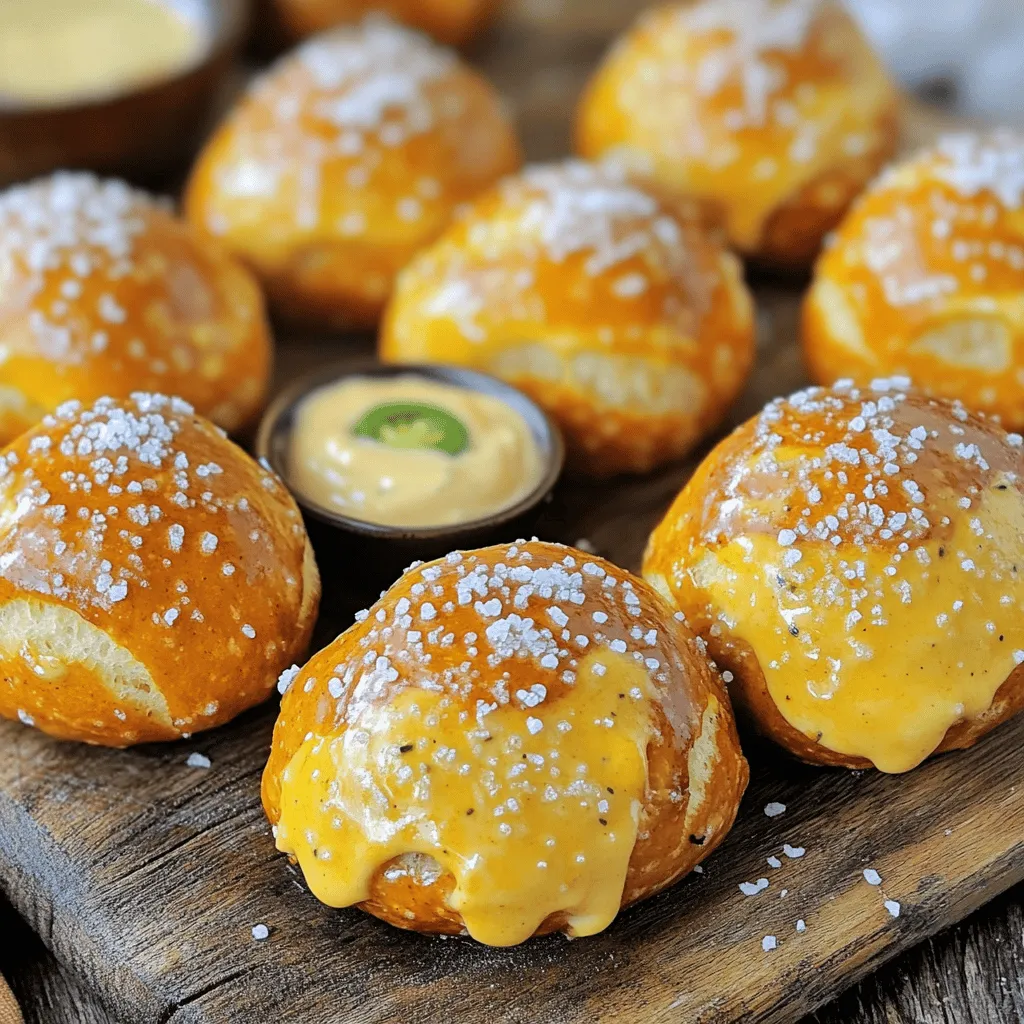 Cheddar Jalapeño Pretzel Bites Flavorful Snack Idea