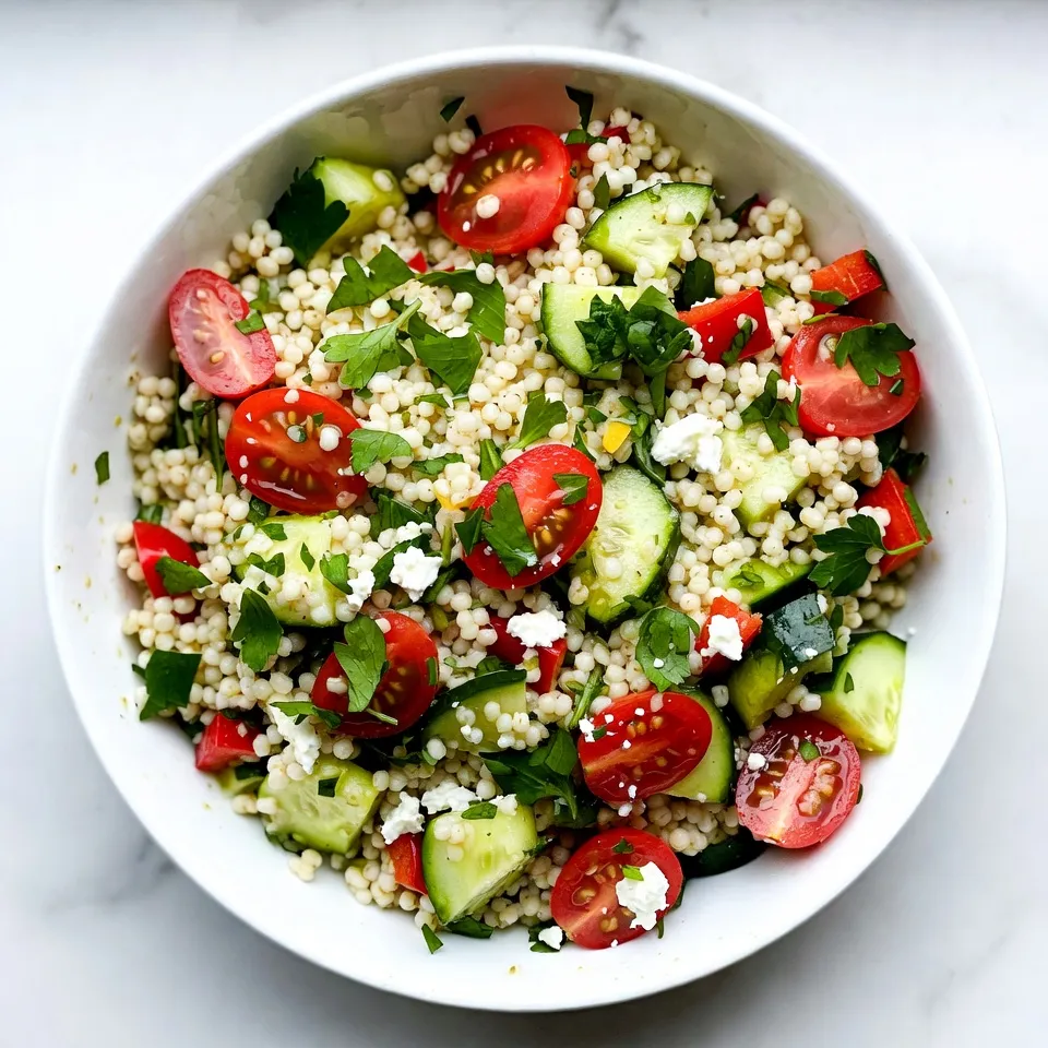 Lemon Herb Couscous Salad Fresh and Flavorful Dish