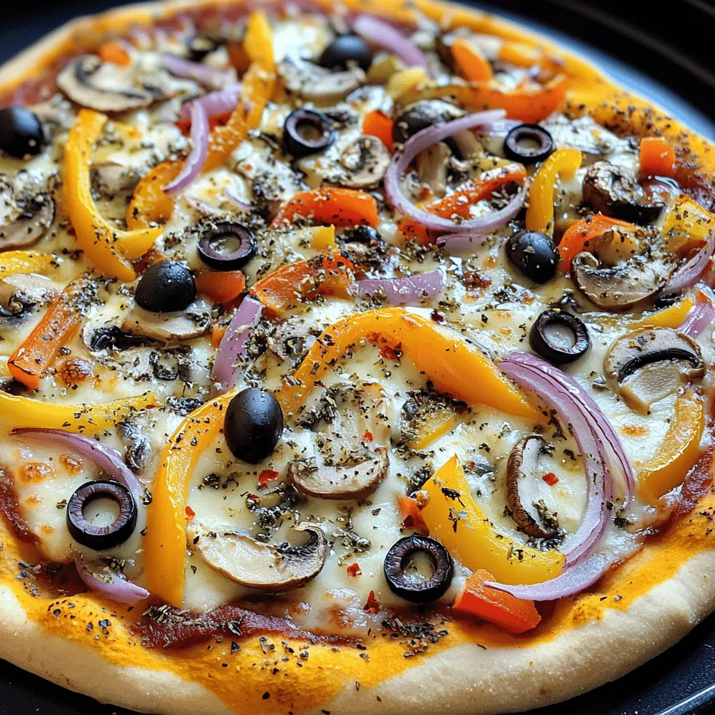 Homemade Veggie Pizza Delightful and Easy to Make