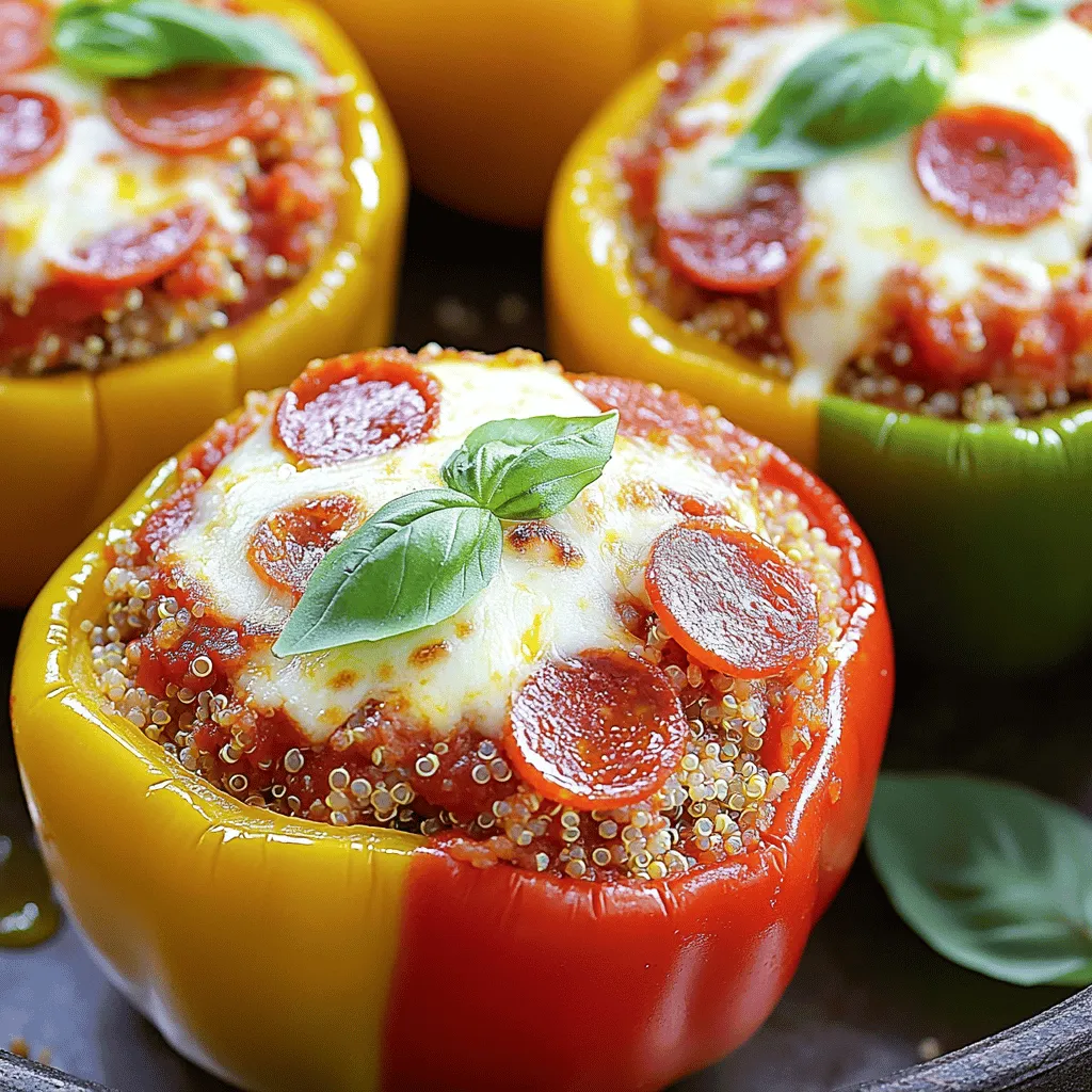 Pepperoni Pizza Stuffed Peppers Tasty and Easy Recipe