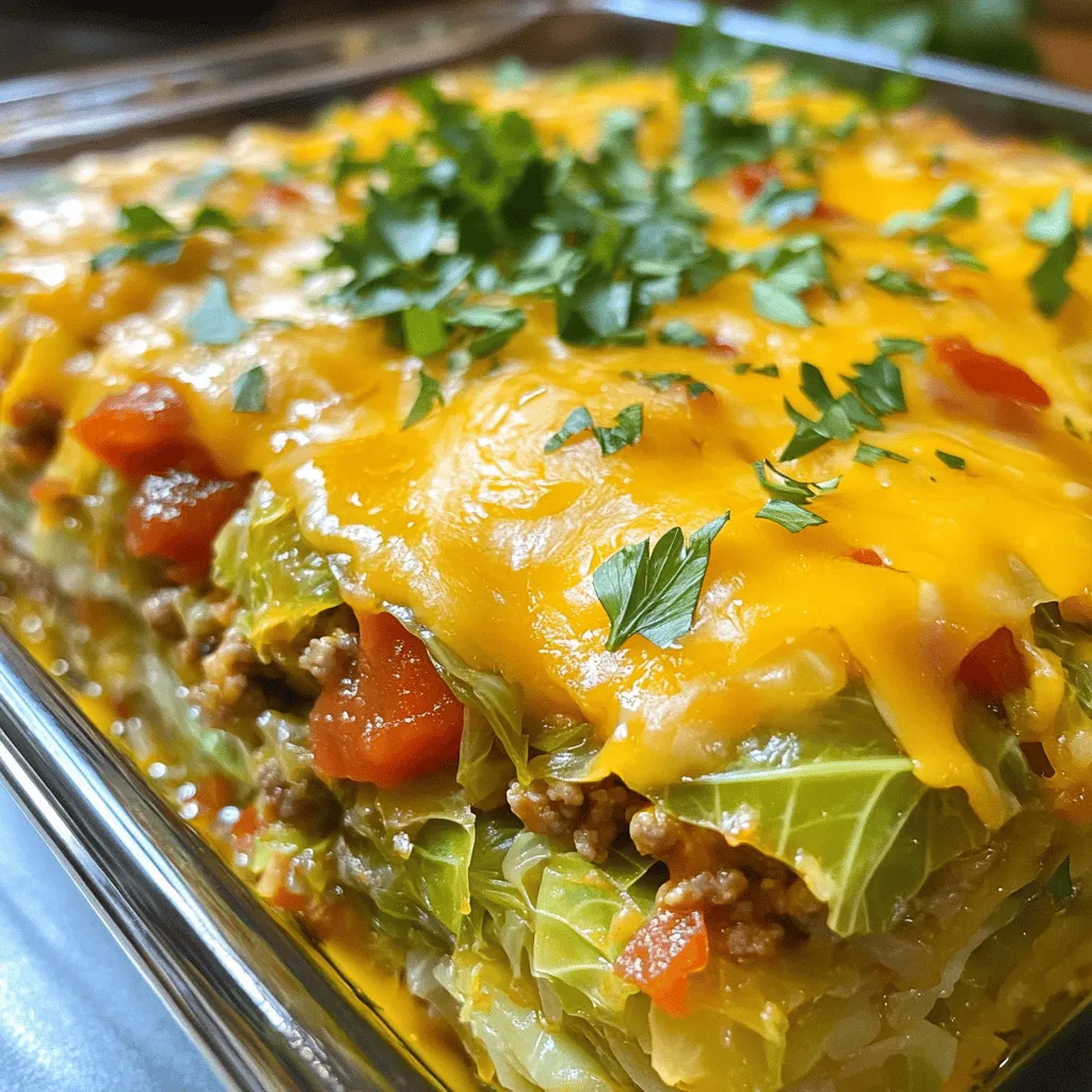 Cabbage Roll Casserole Tasty and Easy Weeknight Meal