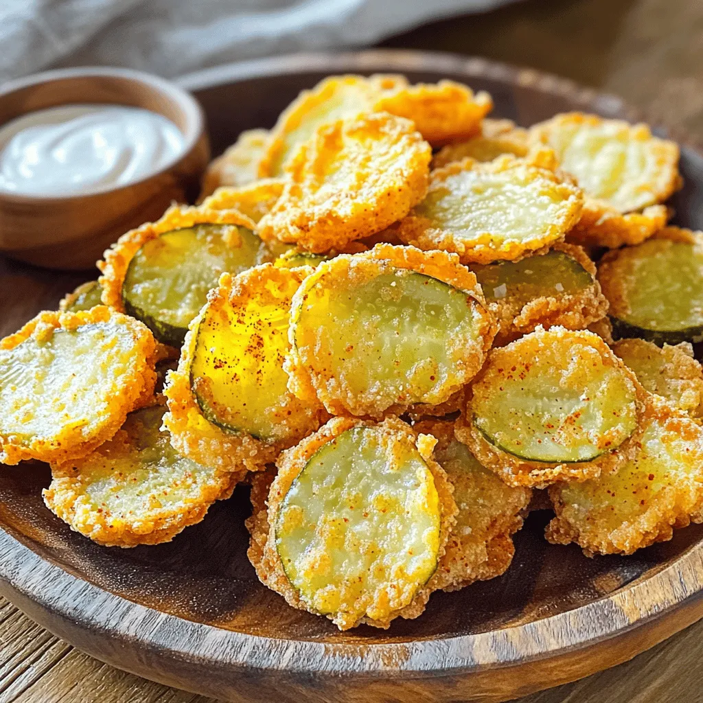 Crispy Fried Pickles Irresistibly Crunchy Snack Treat