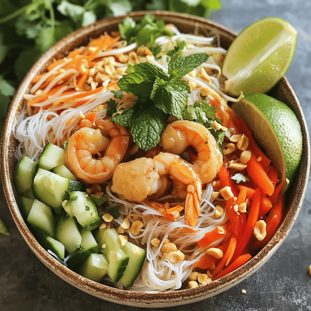Quick Vietnamese Noodle Salad Fresh and Flavorful Meal