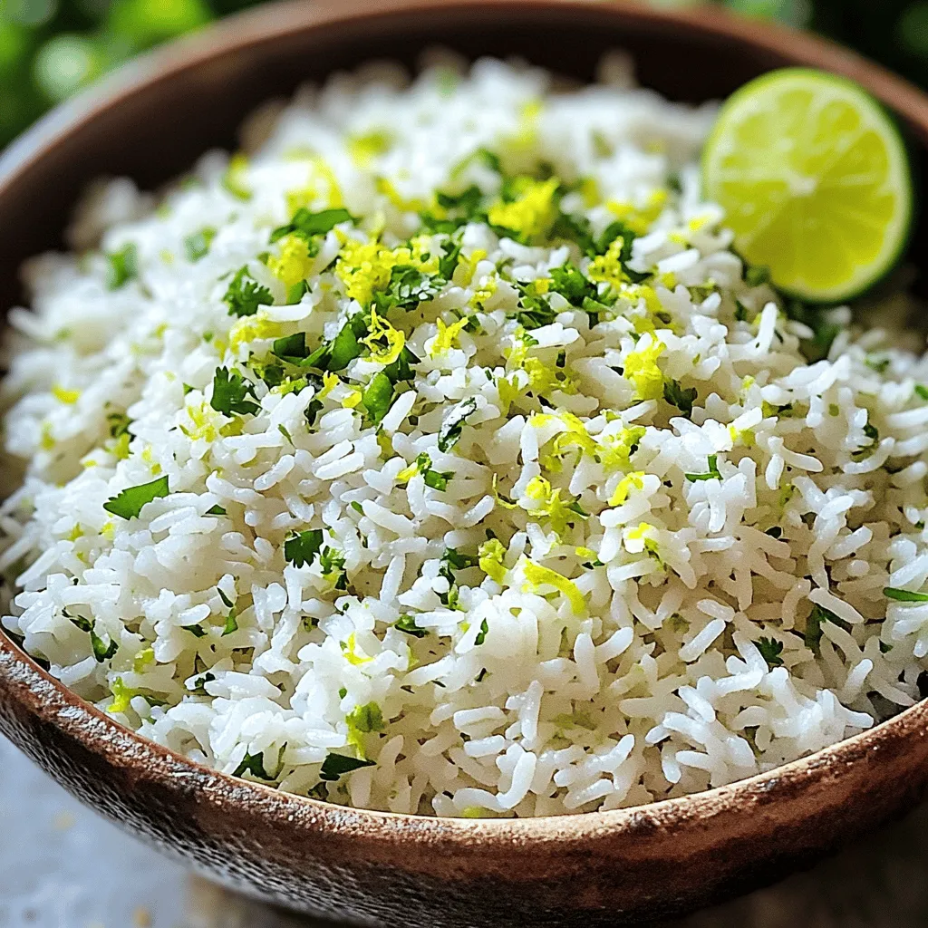 Zesty Cilantro Lime Rice Quick and Flavorful Dish