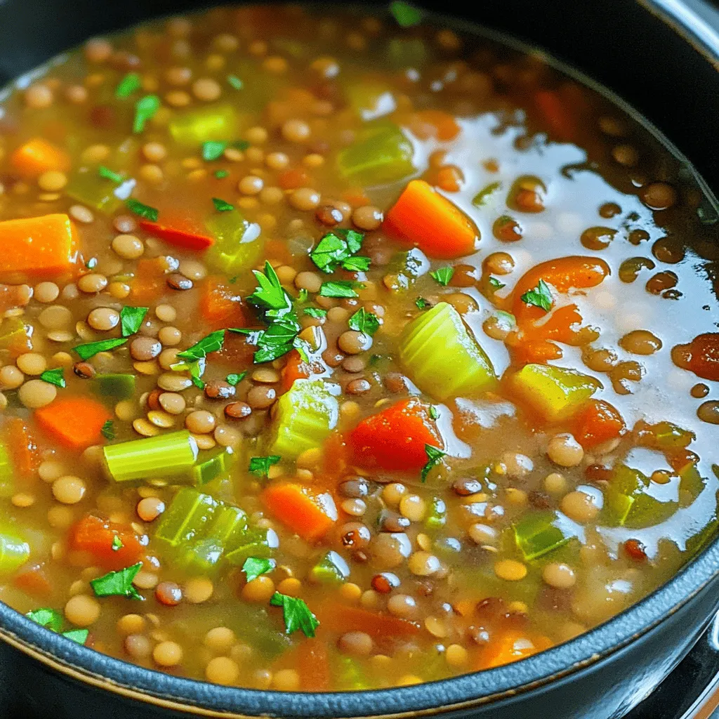 Vegan Lentil Soup Flavorful and Healthy Meal Idea