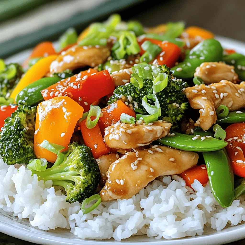 Chicken and Veggie Stir Fry Easy and Quick Meal