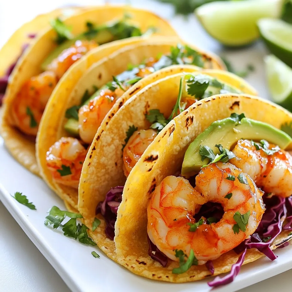Sriracha Lime Shrimp Tacos Flavorful Zesty Delight