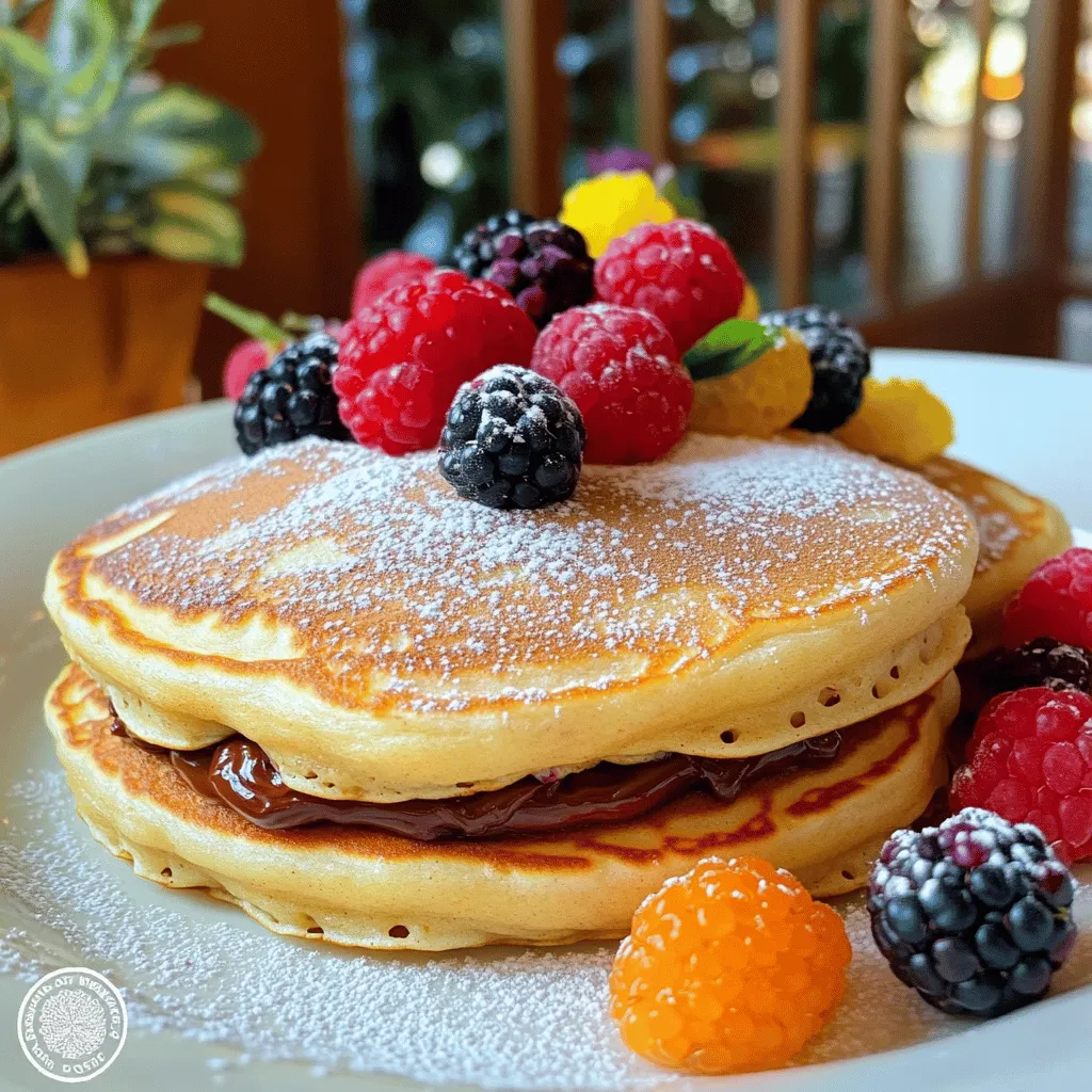 Nutella Stuffed Pancakes Irresistibly Delicious Treat