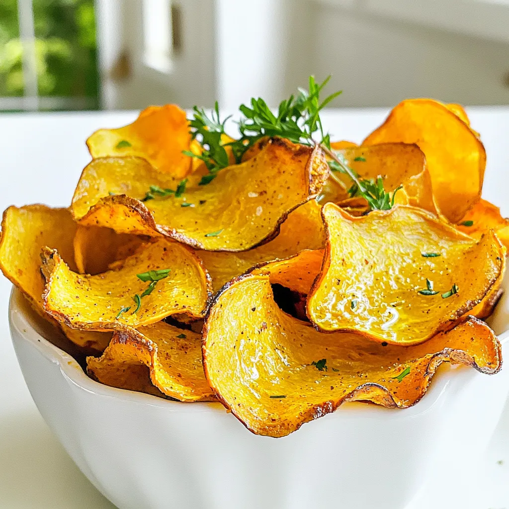 Roasted Thin Squash Chips Crispy and Flavorful Snack