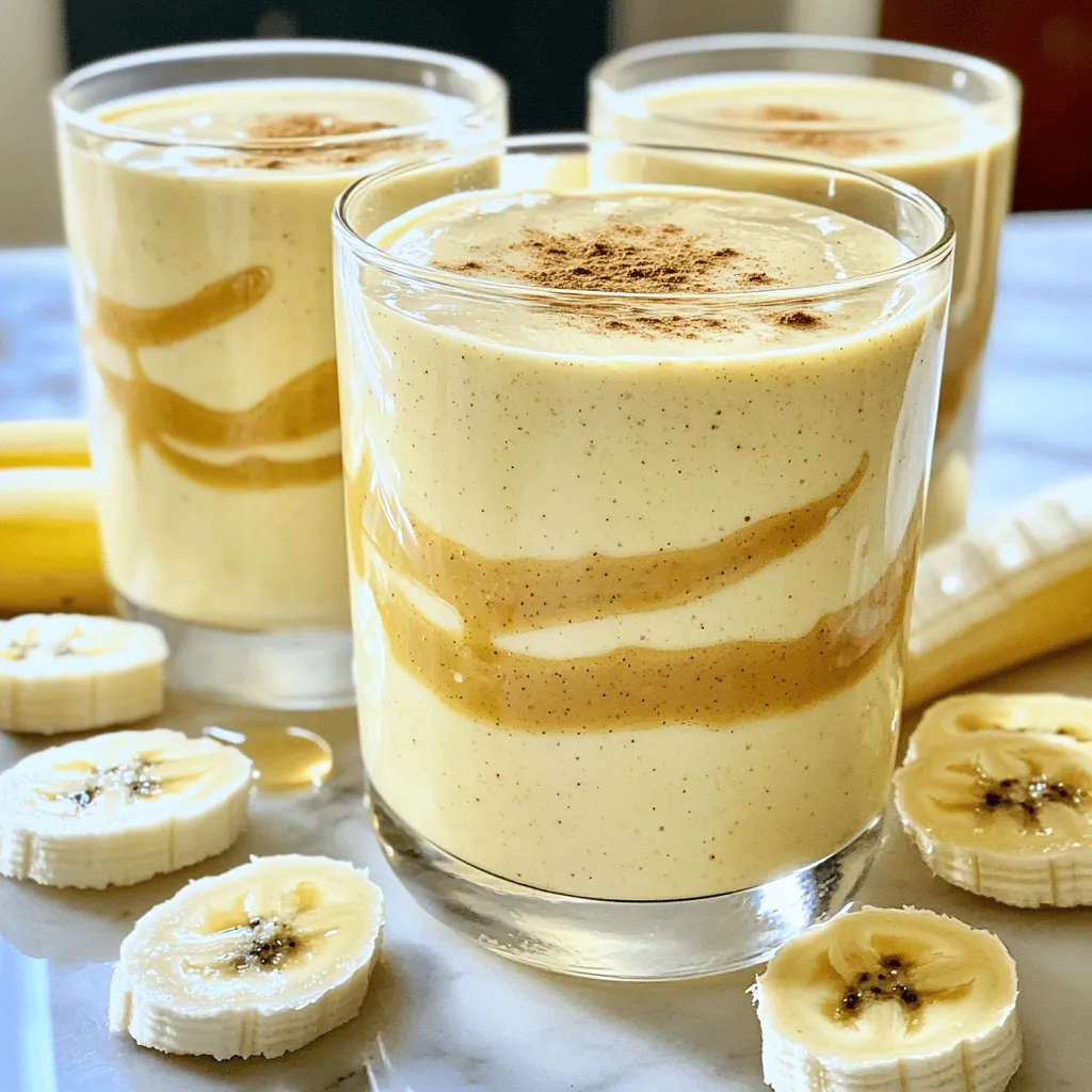 Peanut Butter Banana Smoothie Quick and Easy Recipe