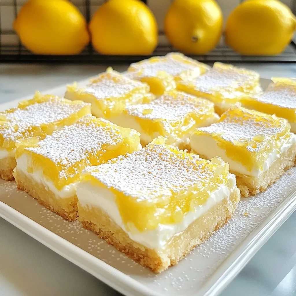 Greek Yogurt Lemon Bars Delightful and Simple Treat