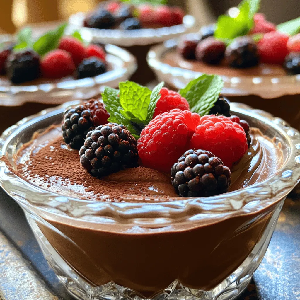 Chocolate Avocado Mousse Healthy Dessert Delight