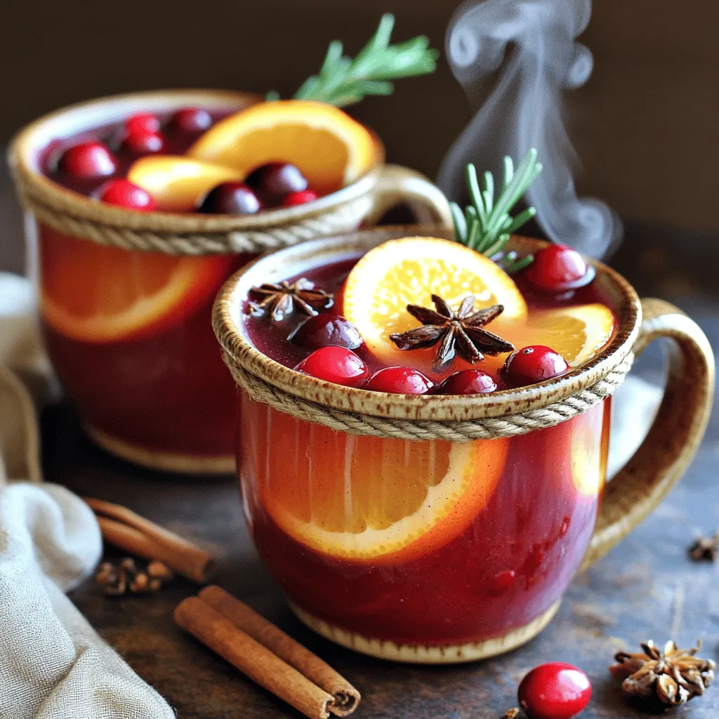 Spiced Cranberry Apple Cider Flavorful Holiday Drink