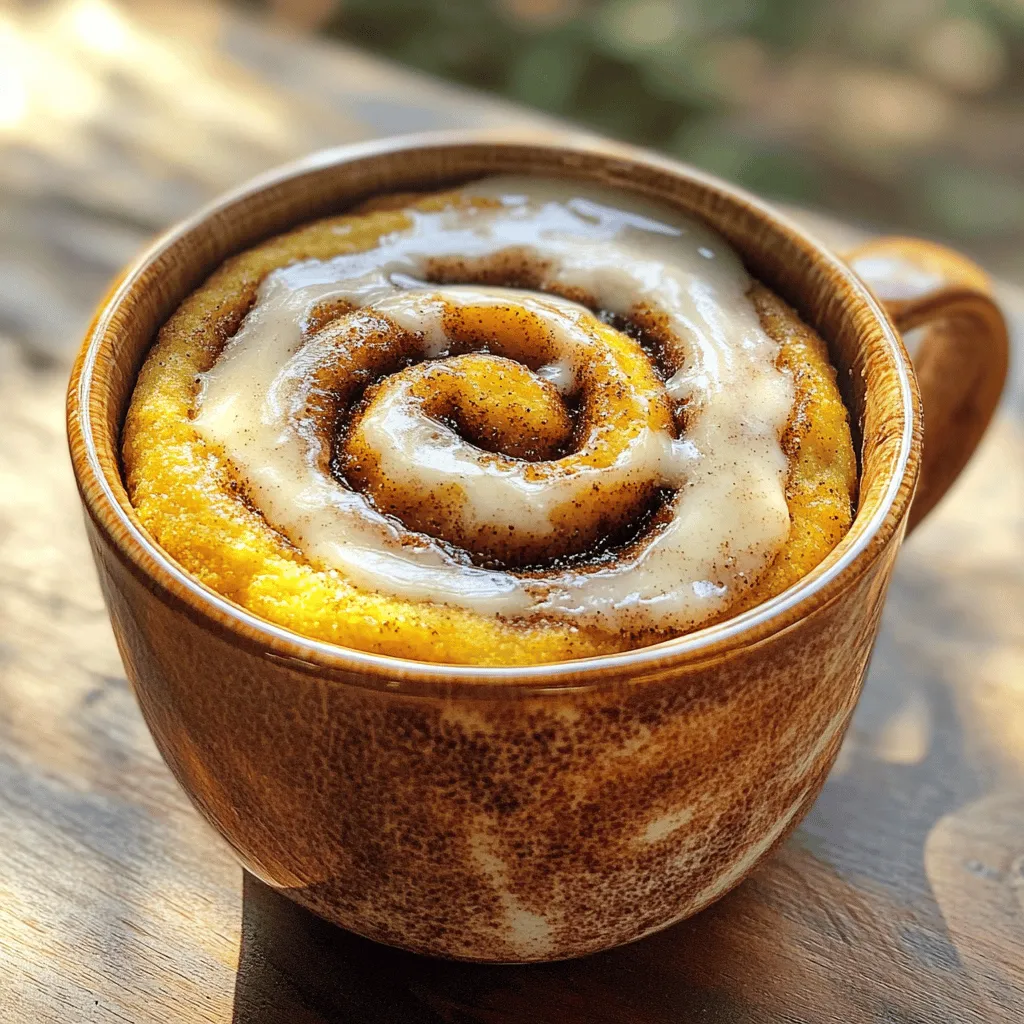 Cinnamon Roll Mug Cake Quick and Delicious Recipe