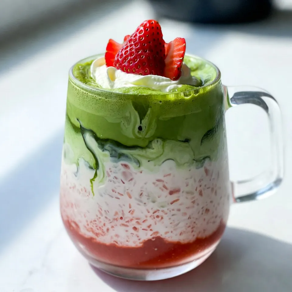 Strawberry Matcha Latte Refreshing Craft at Home