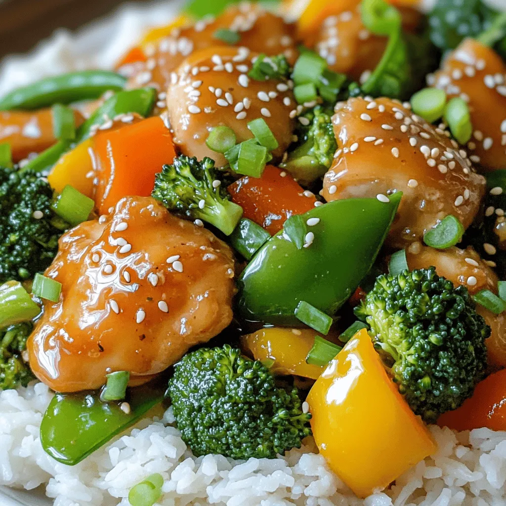 Honey Garlic Chicken Stir Fry Simple and Tasty Meal