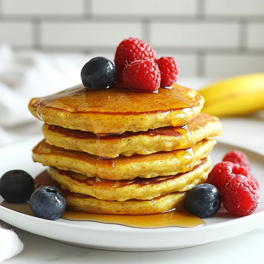 Healthy Banana Oat Pancakes Simple and Tasty Recipe
