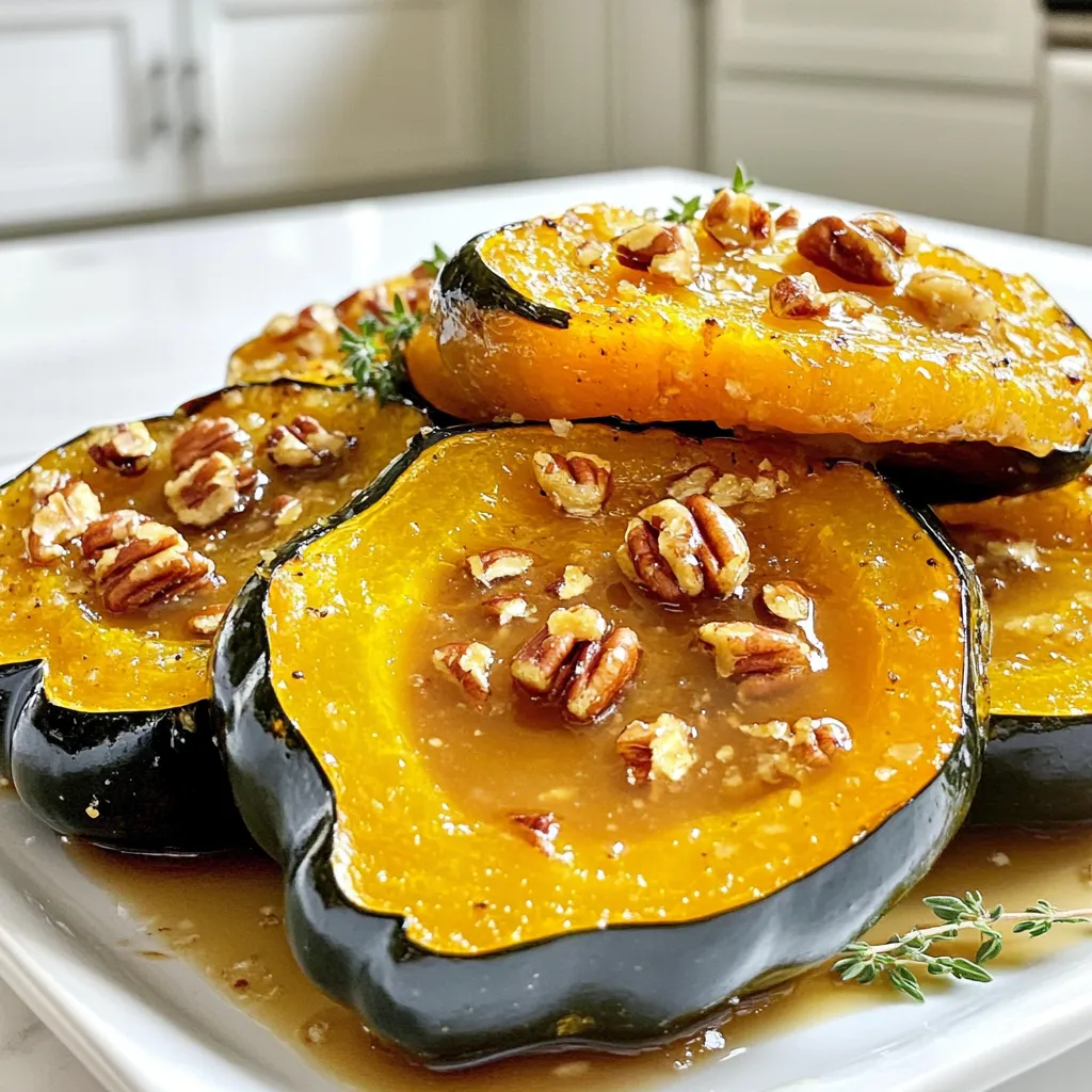 Maple Butter Roasted Acorn Squash Flavorful Delight