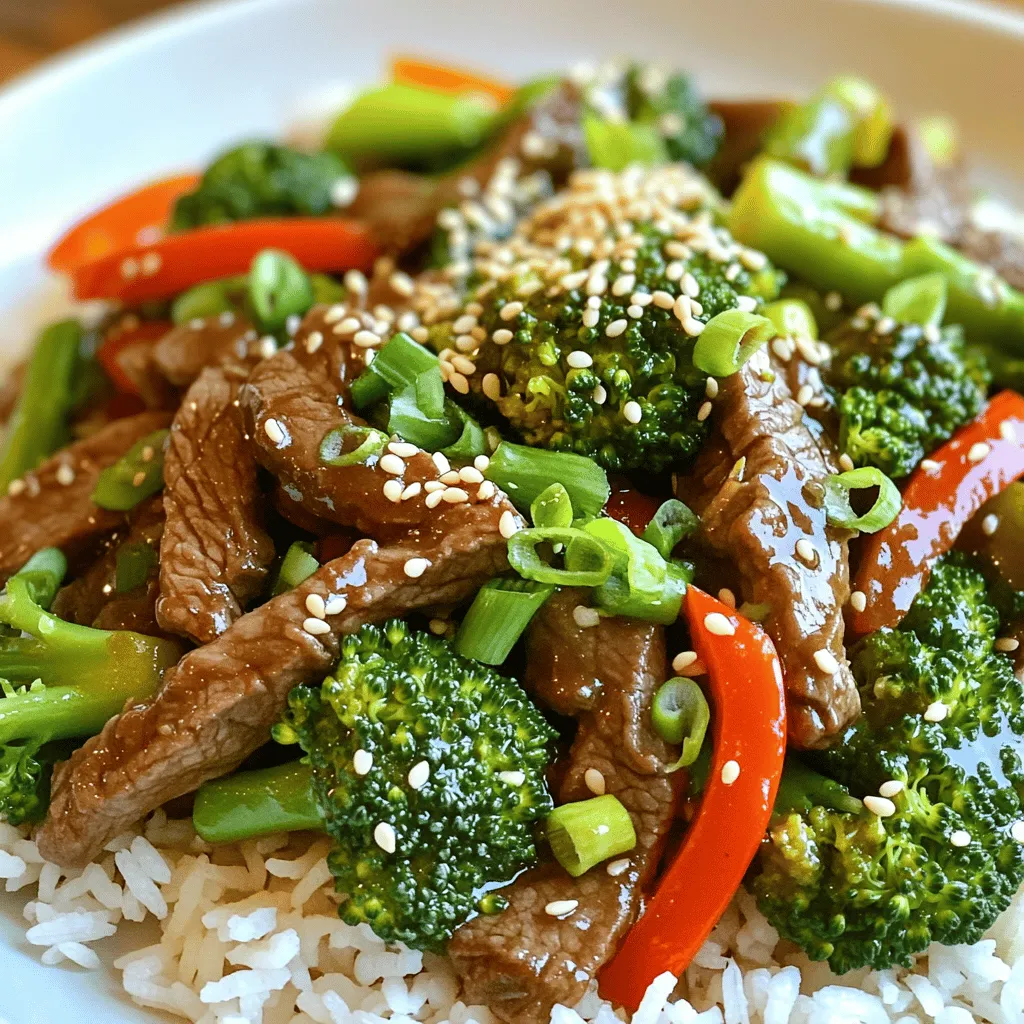 Beef and Broccoli Stir Fry Quick and Flavorful Meal