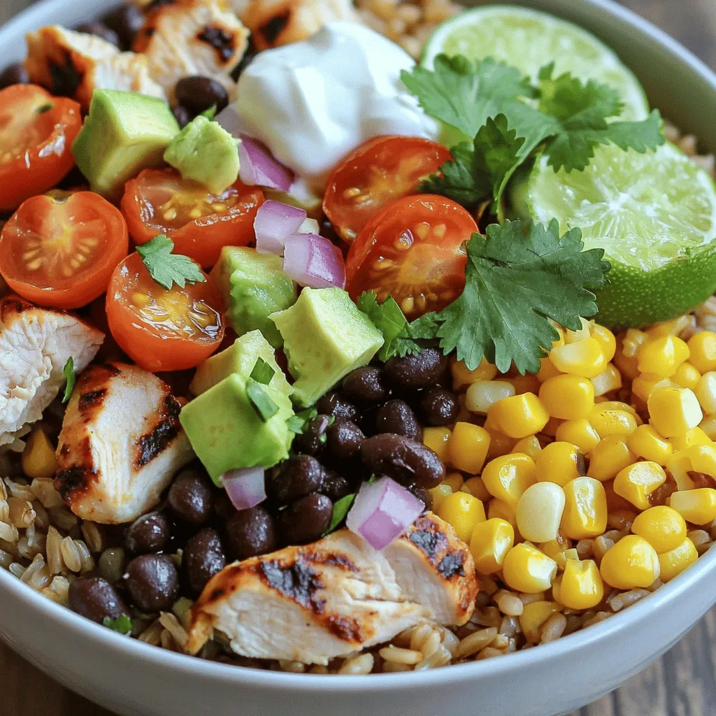 Chicken Burrito Bowl Flavorful and Simple Recipe