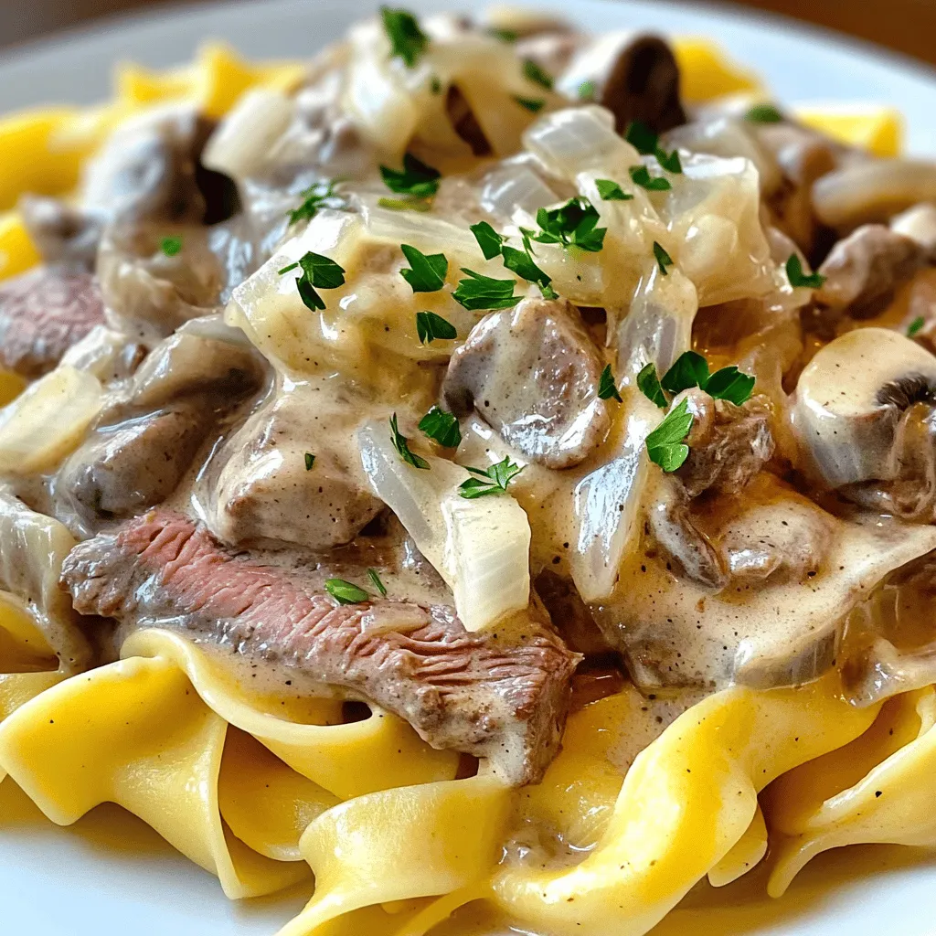 Satisfying Beef Stroganoff Simple Comfort Food Recipe