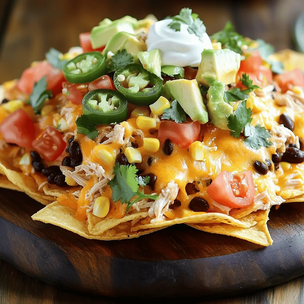 Loaded Chicken Nachos Tasty and Easy Game Day Snack