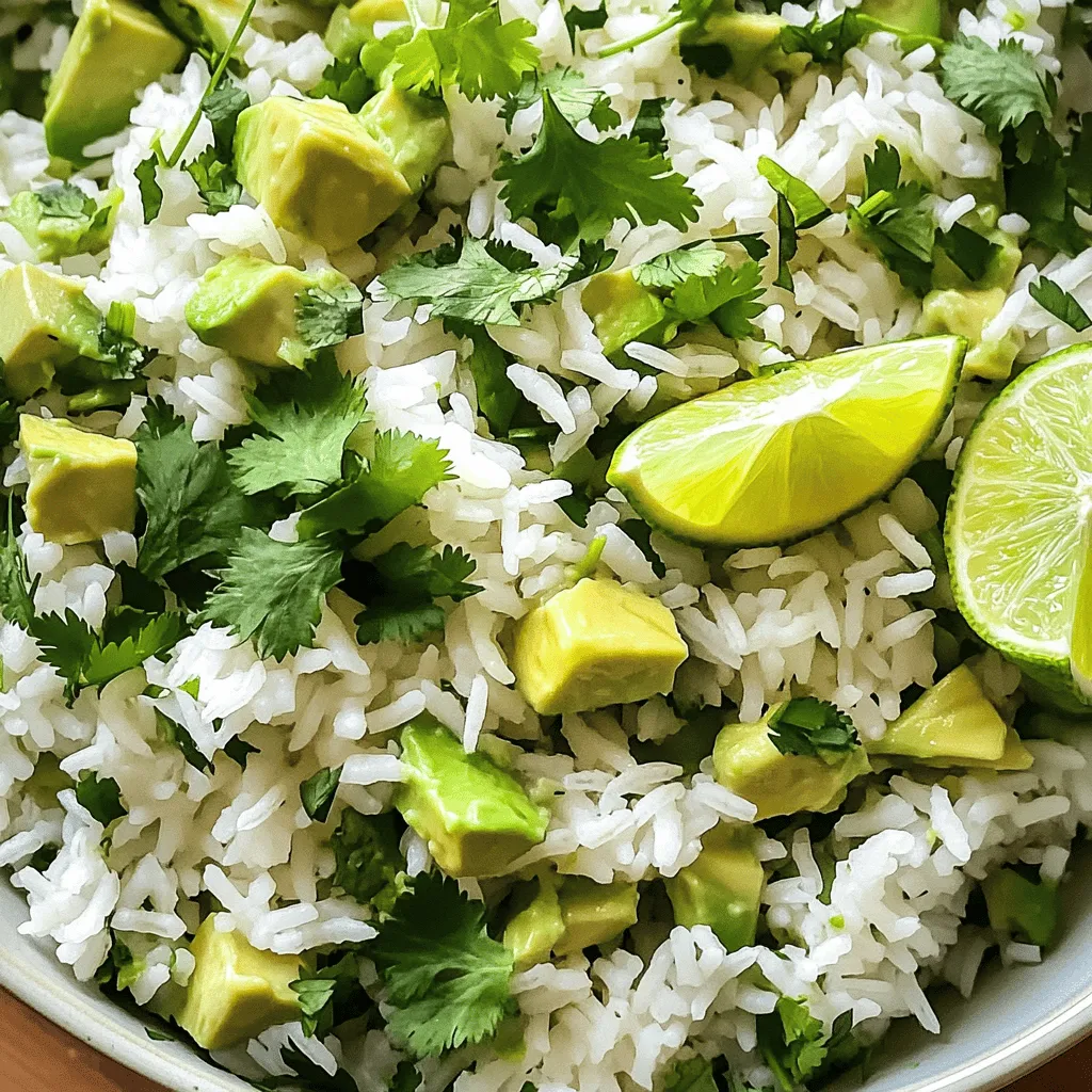 Avocado Cilantro Lime Rice Flavorful and Fresh Delight