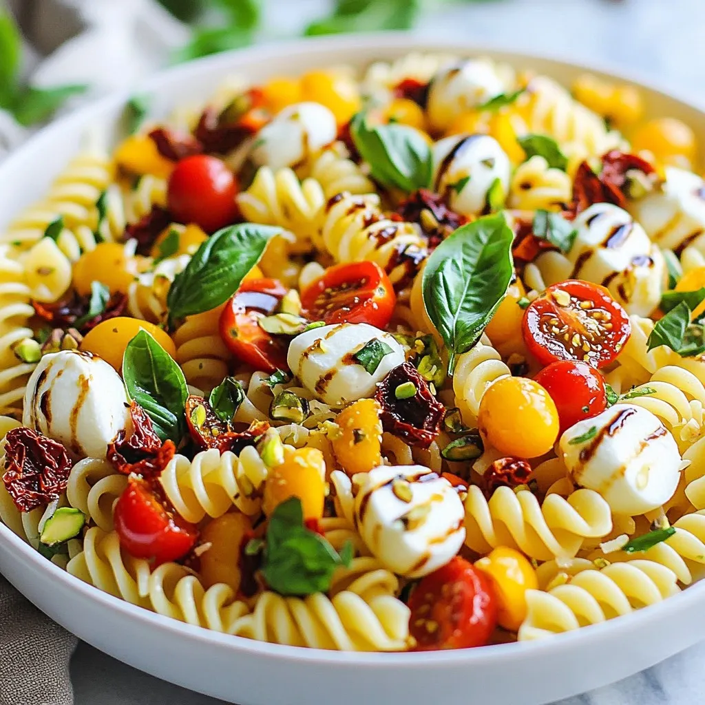Caprese Pasta Salad Fresh and Flavorful Delight