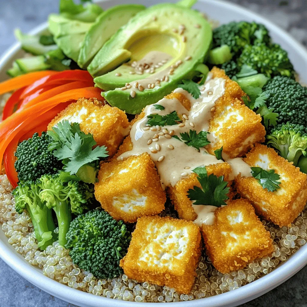 Crispy Tofu Buddha Bowl Simple and Flavorful Meal