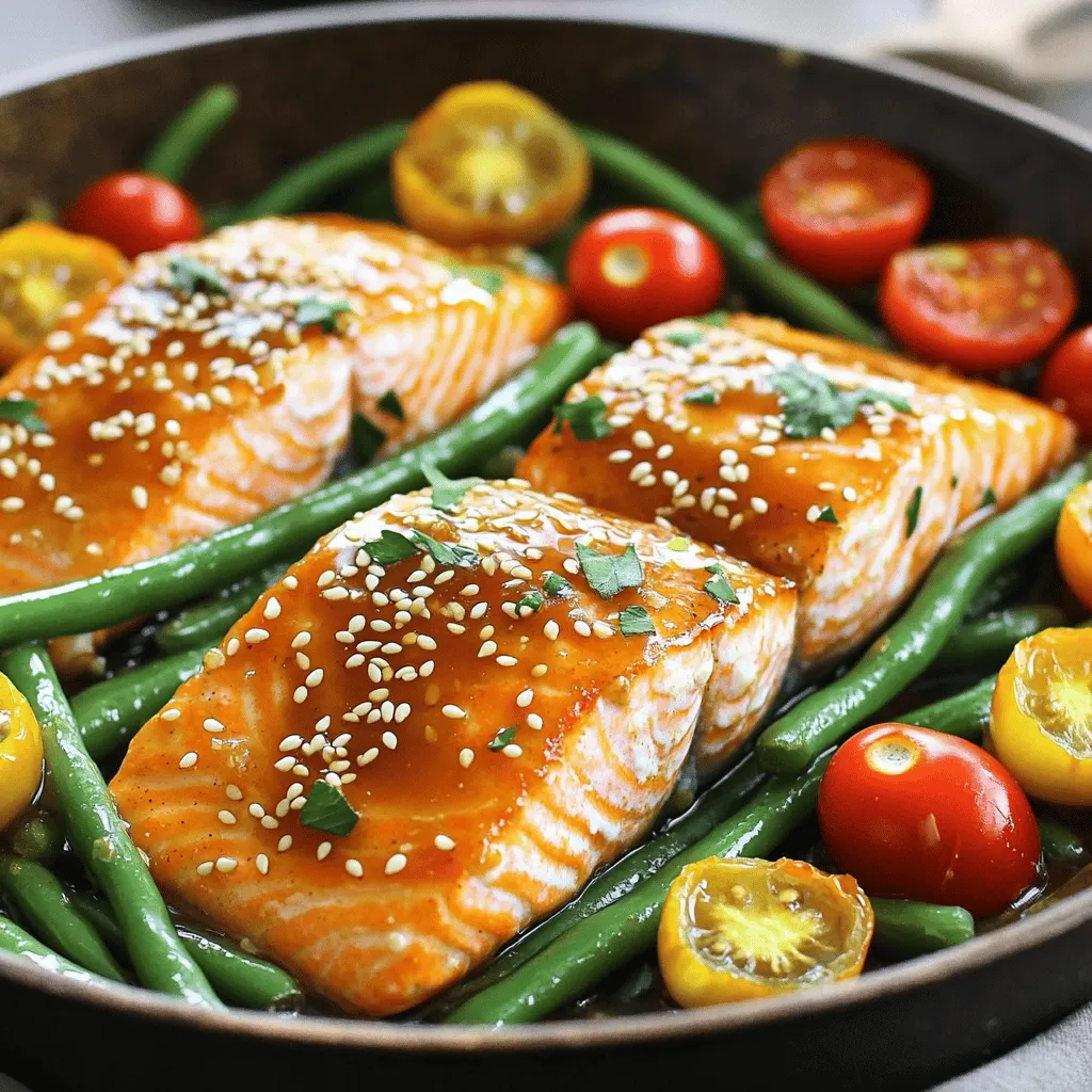 One Pan Honey Garlic Salmon Quick and Easy Dinner