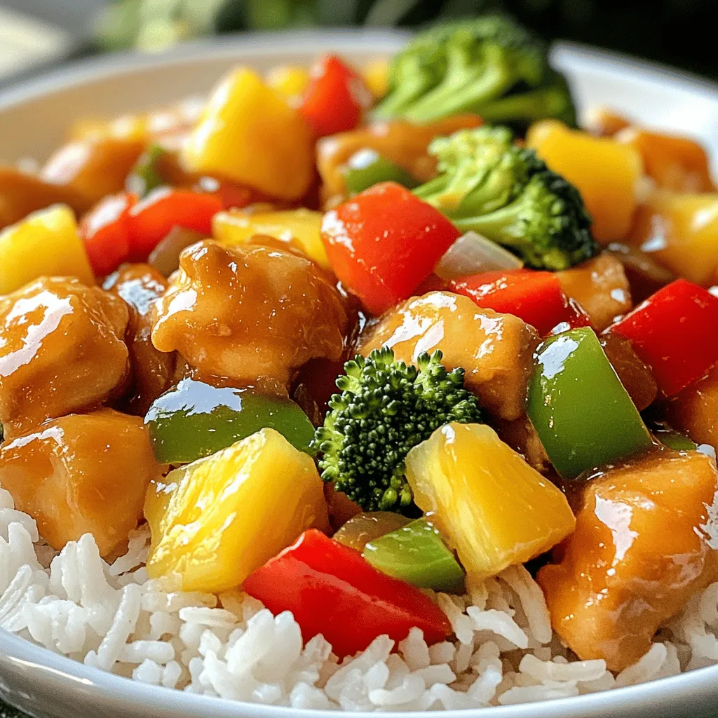 Sweet and Sour Chicken Delicious Easy Dinner Recipe
