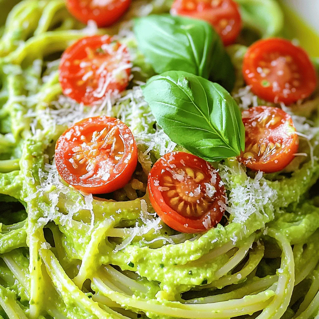 Creamy Avocado Pasta Easy and Delicious Wonder