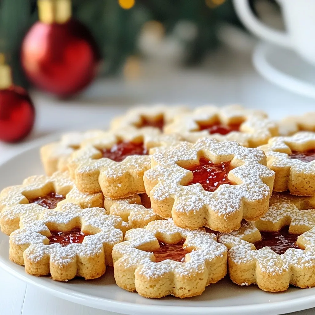 Raspberry Almond Linzer Cookies Tasty and Delightful
