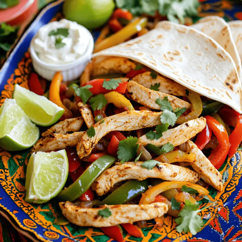 Simple Chicken Fajitas Quick and Flavorful Recipe