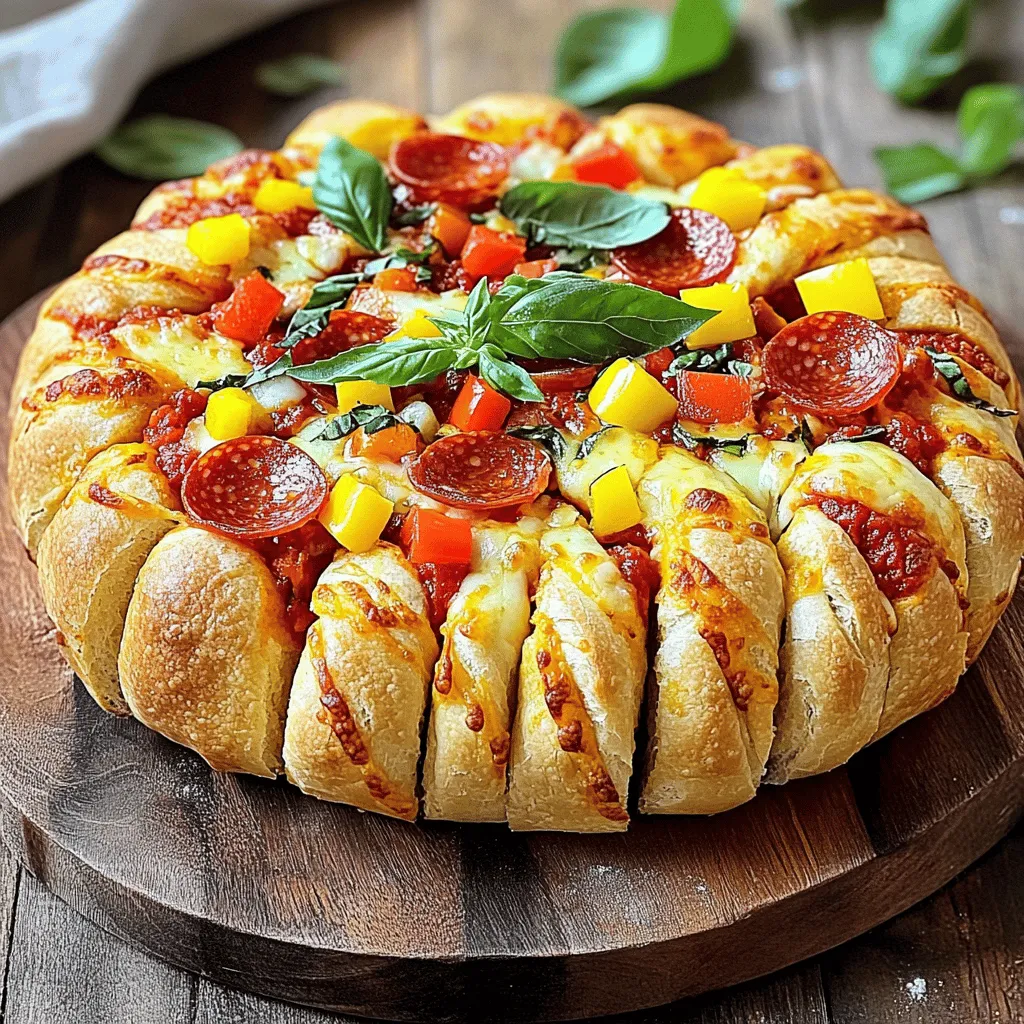 Cheesy Pull-Apart Pizza Bread Irresistible Snack Idea
