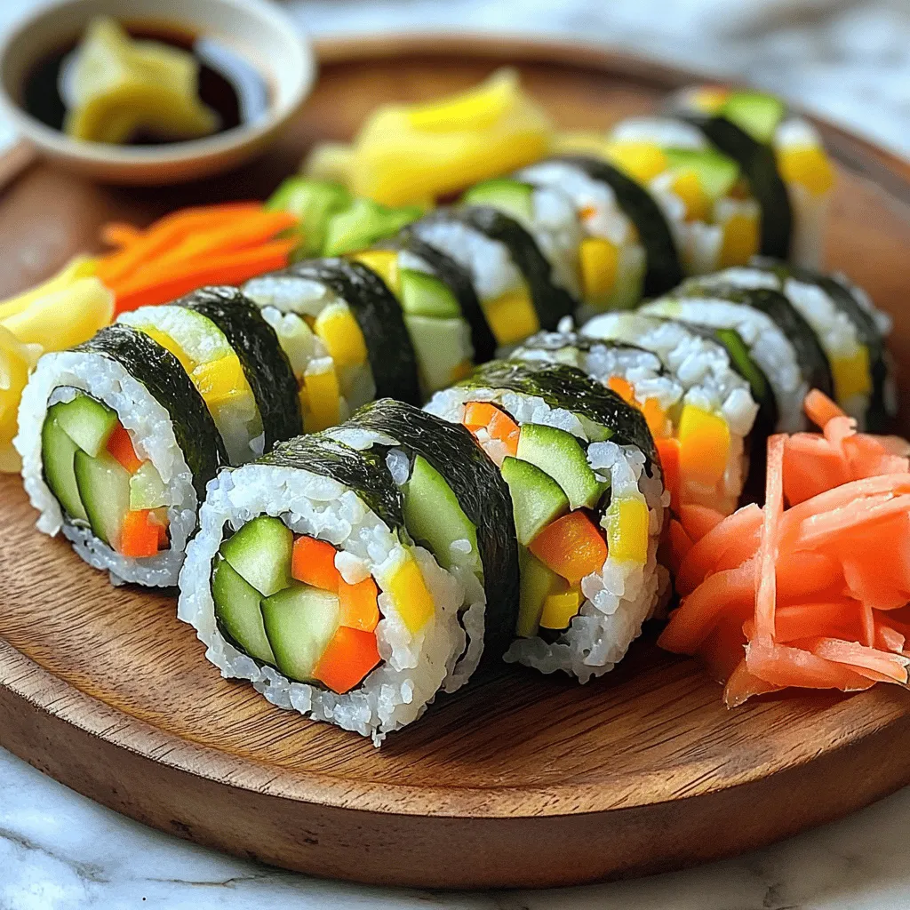 Vegetable Sushi Rolls Fresh and Flavorful Recipe