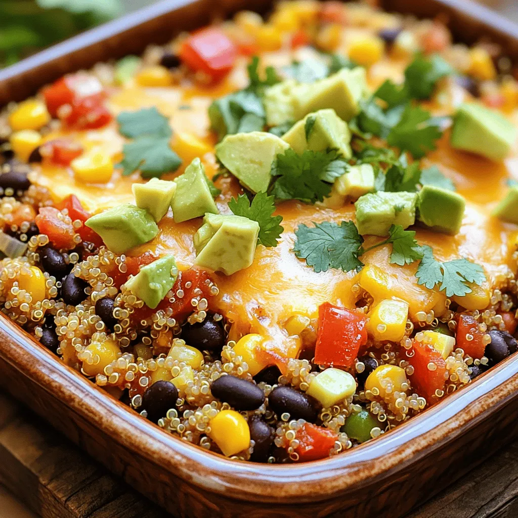Southwest Quinoa Casserole Flavorful and Healthy Dish