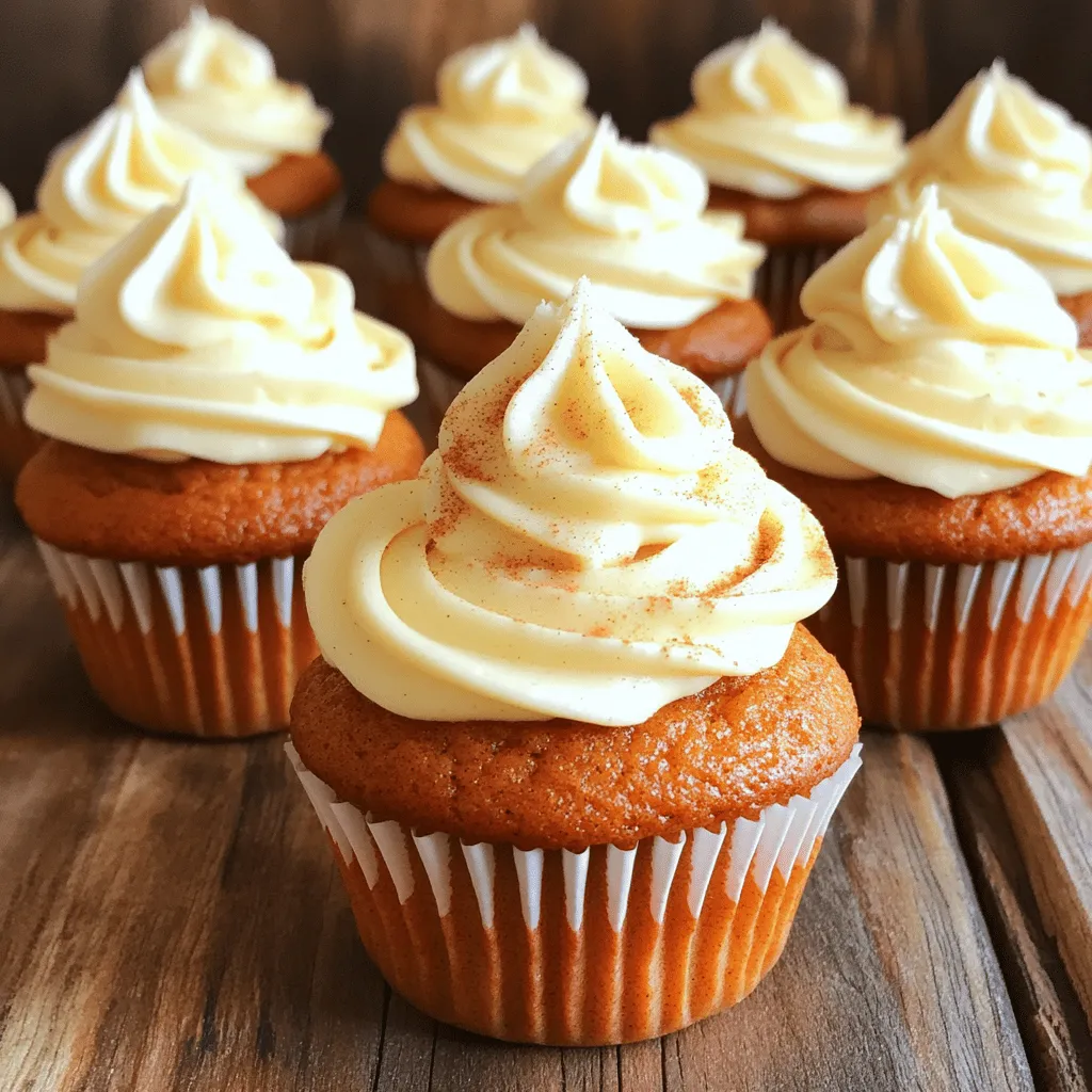 Pumpkin Spice Latte Cupcakes Delightful Fall Treat
