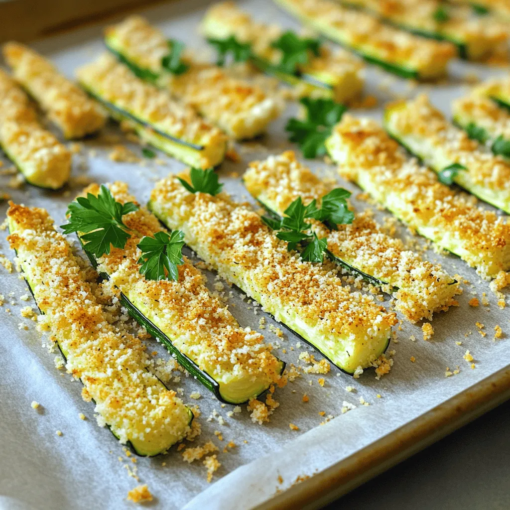 Baked Zucchini Fries Crispy and Healthy Snack Option