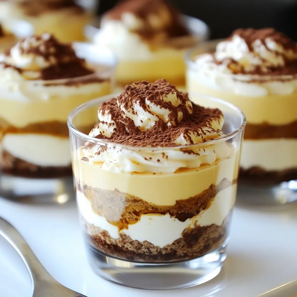 Classic Tiramisu Cups Delightful and Easy Dessert Recipe