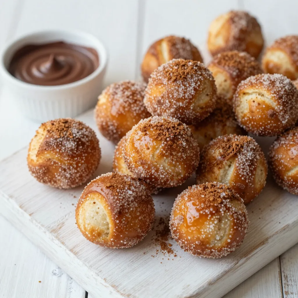 Sweet Cinnamon Sugar Pretzel Bites Irresistible Snack