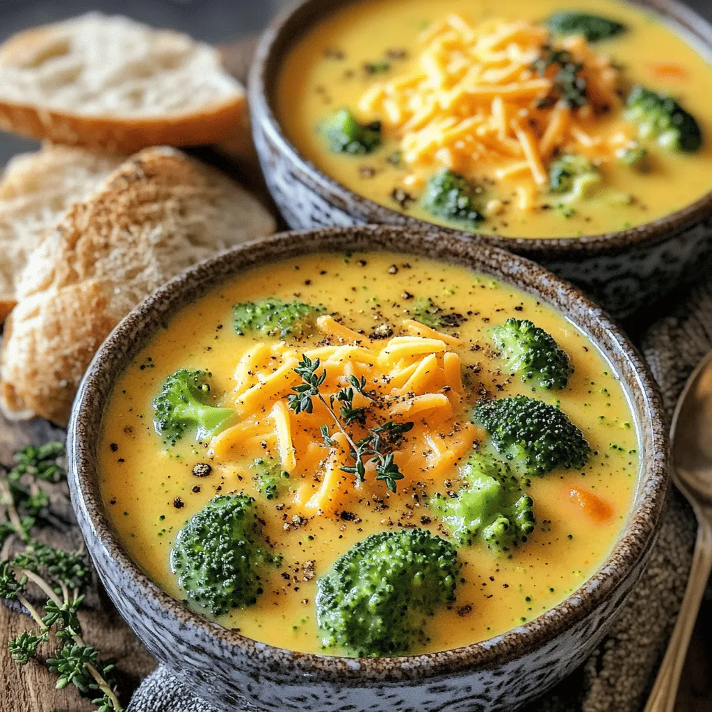Slow Cooker Broccoli Cheddar Soup Cozy and Tasty Dish