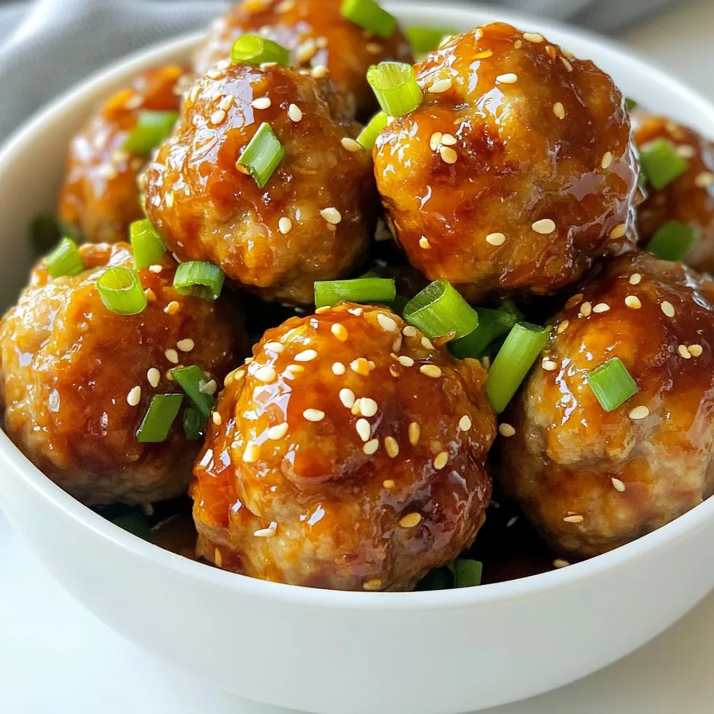 Teriyaki Turkey Meatballs Tasty and Simple Recipe