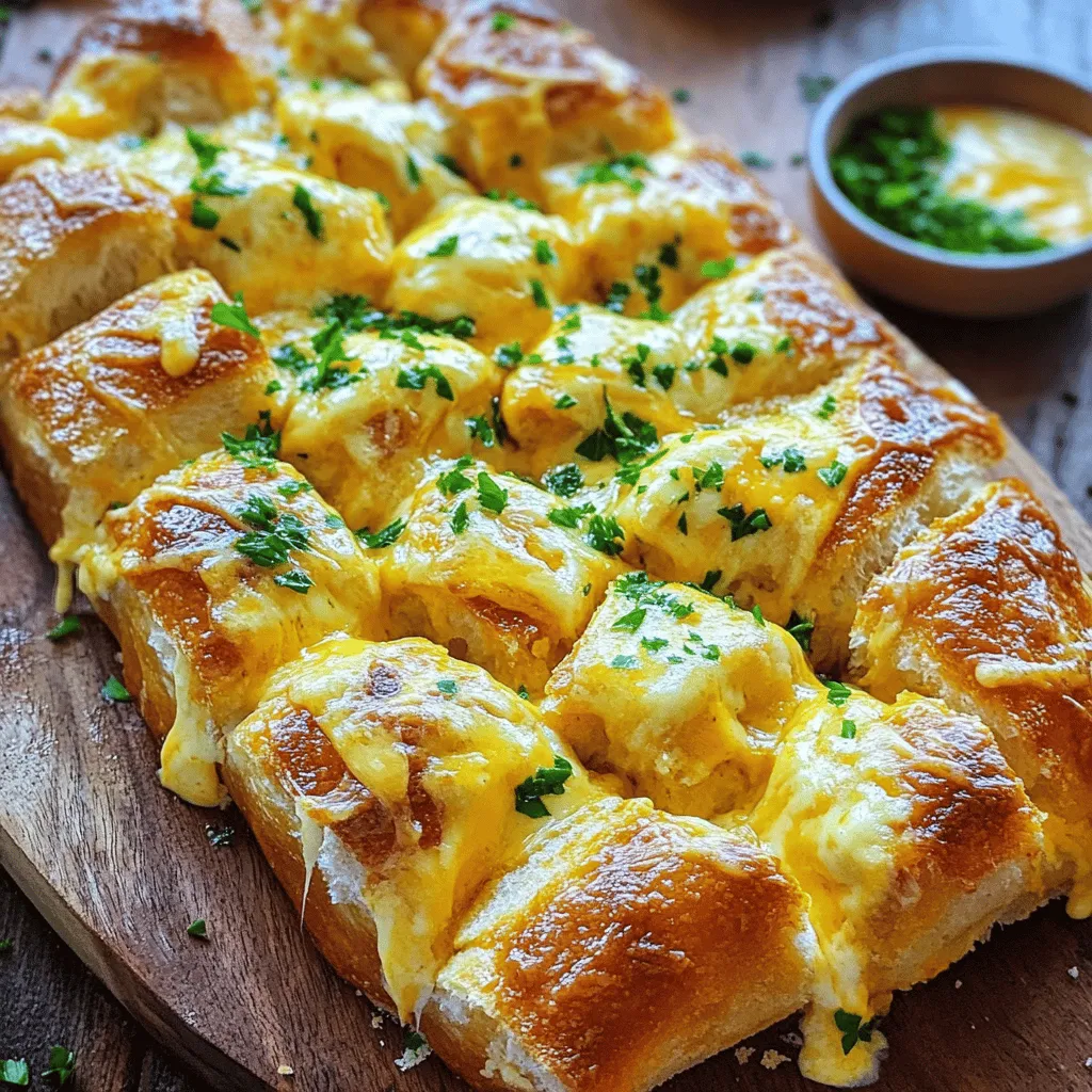 Cheesy Garlic Pull Apart Bread Irresistible Delight