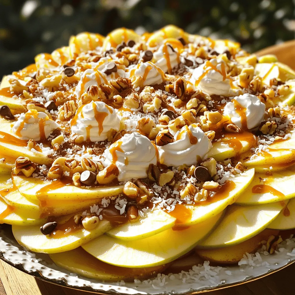 Caramel Apple Nachos Tasty and Fun Treat Recipe