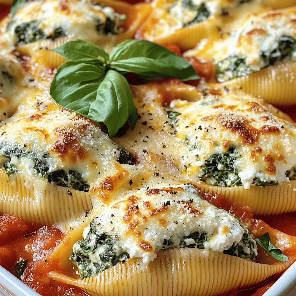 Spinach Ricotta Stuffed Shells Flavorful and Easy Dish