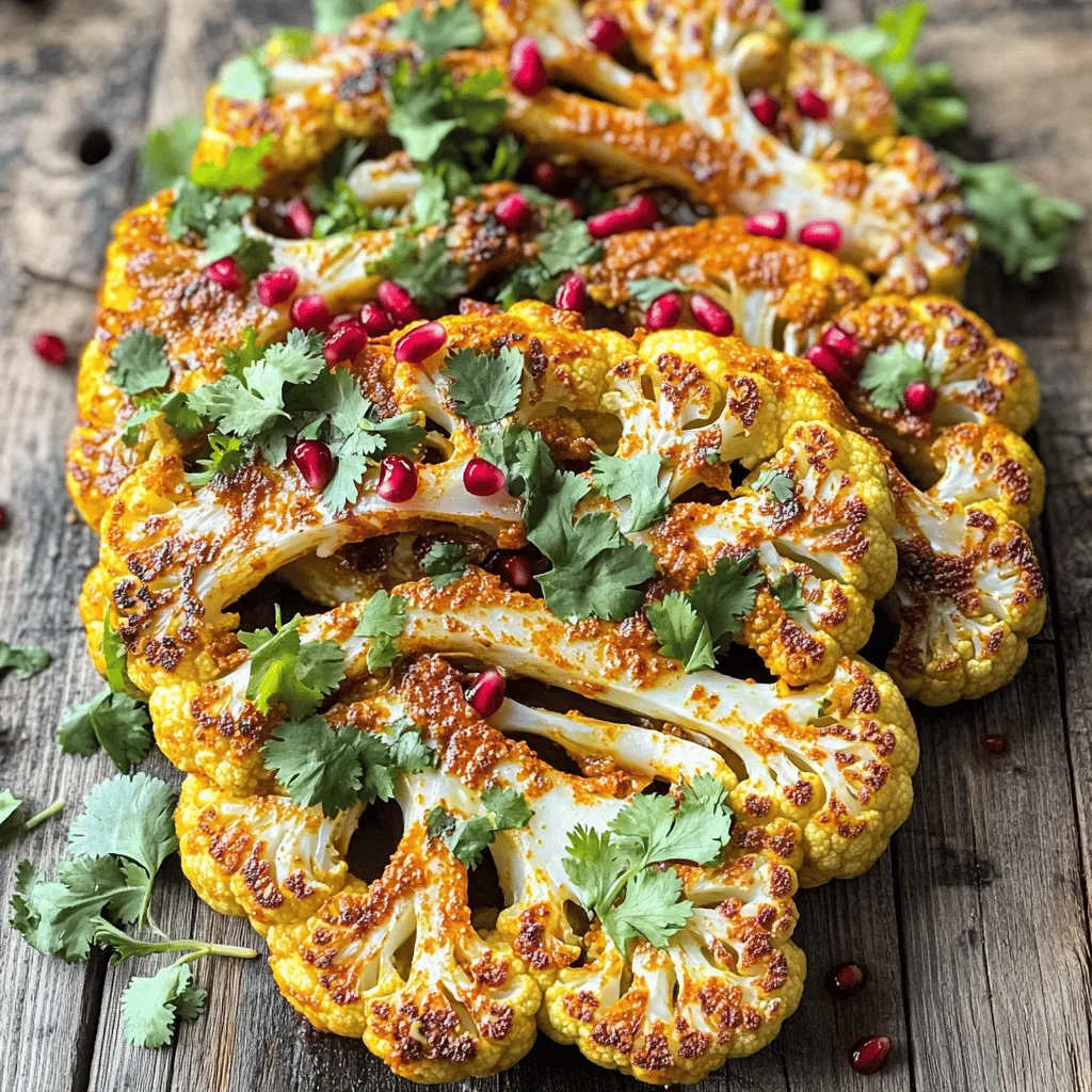 Harissa Roasted Cauliflower Steaks Flavorful Delight
