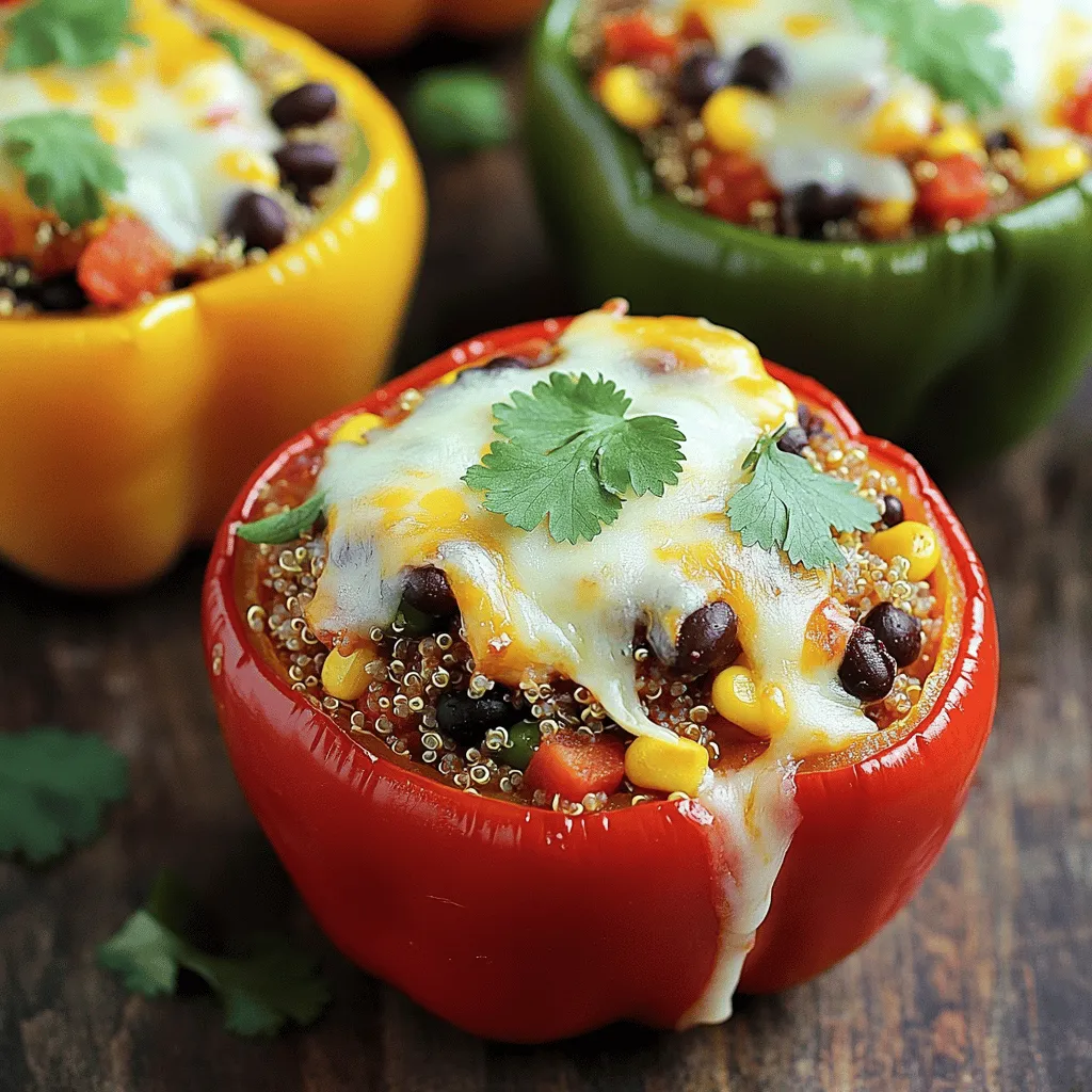 Delicious Stuffed Bell Peppers with Quinoa Recipe