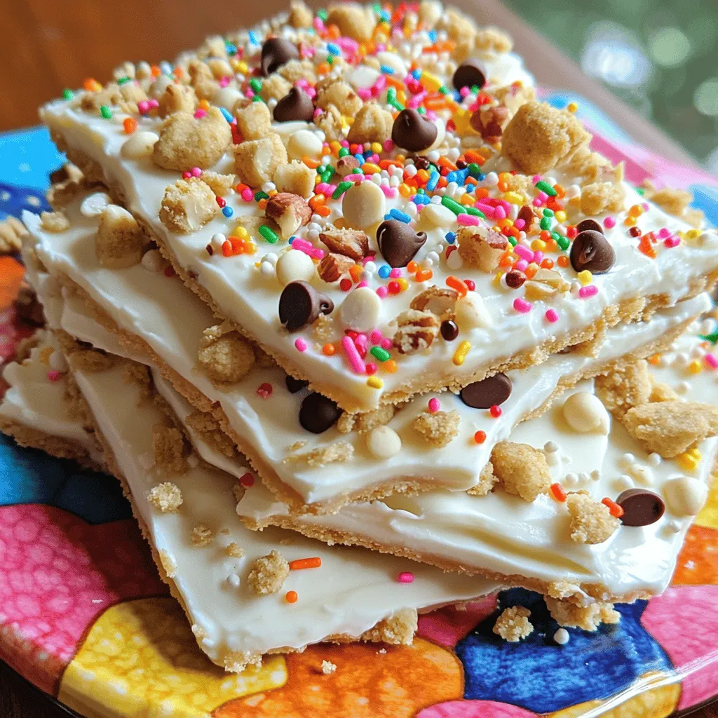 Cookie Dough Yogurt Bark Simple and Tasty Treat