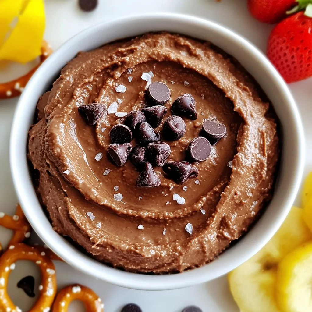 Brownie Batter Hummus Indulgent and Easy Recipe